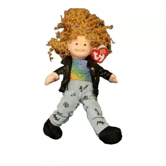 Vtg Ty Teenie Beanie Boppers Paula Plappertasche Posable 2002 With Ty Tag - Picture 1 of 7
